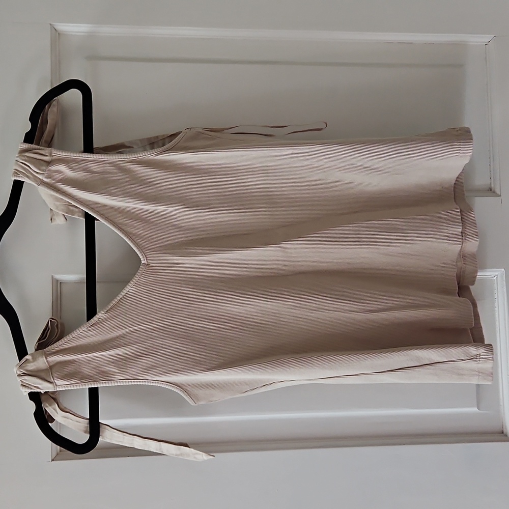 Maeve Cream Tie-Shoulder Tank Top - Picture 4 of 4